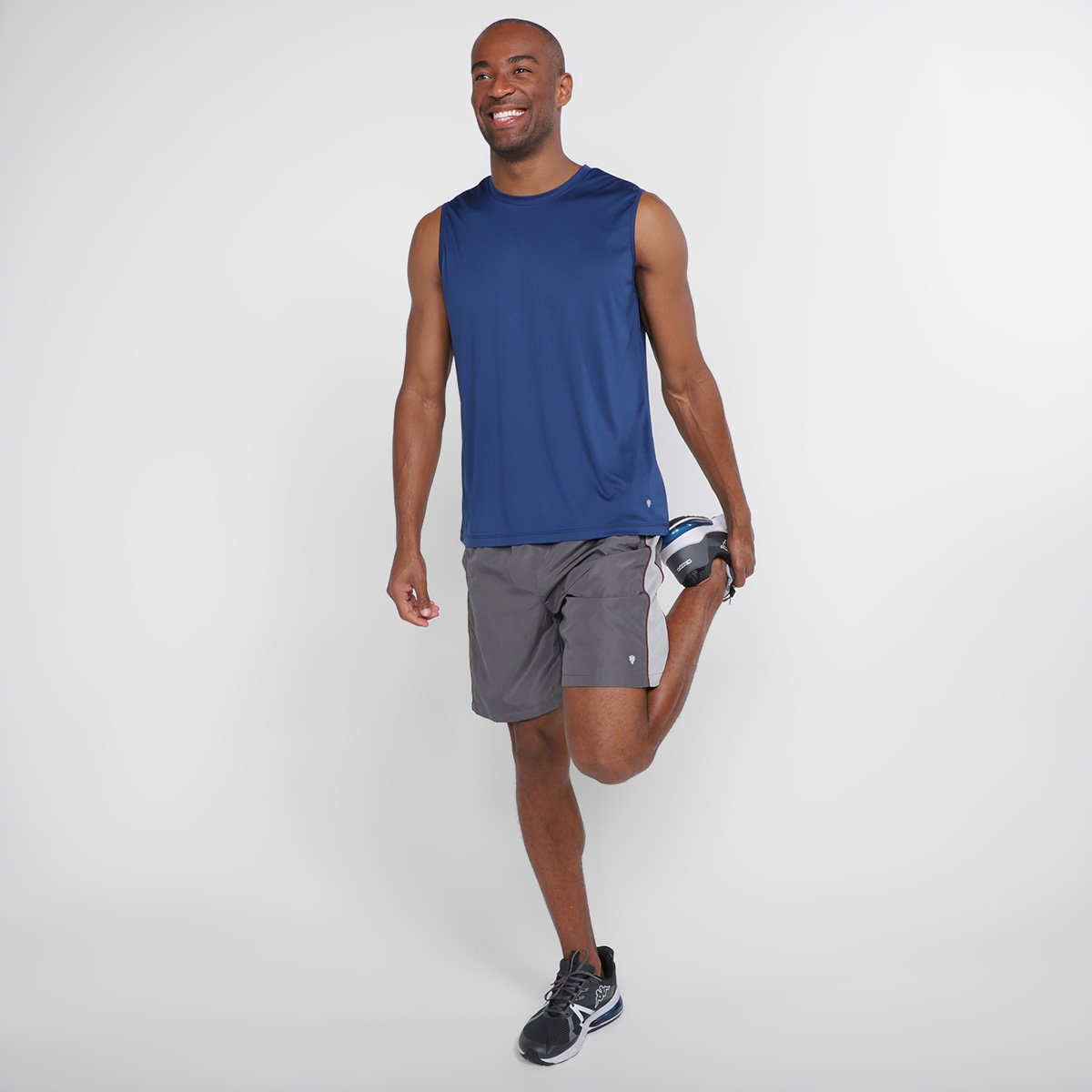 Bermuda Gonew 7" Recorte Lateral Masculina - Tam: P - 3