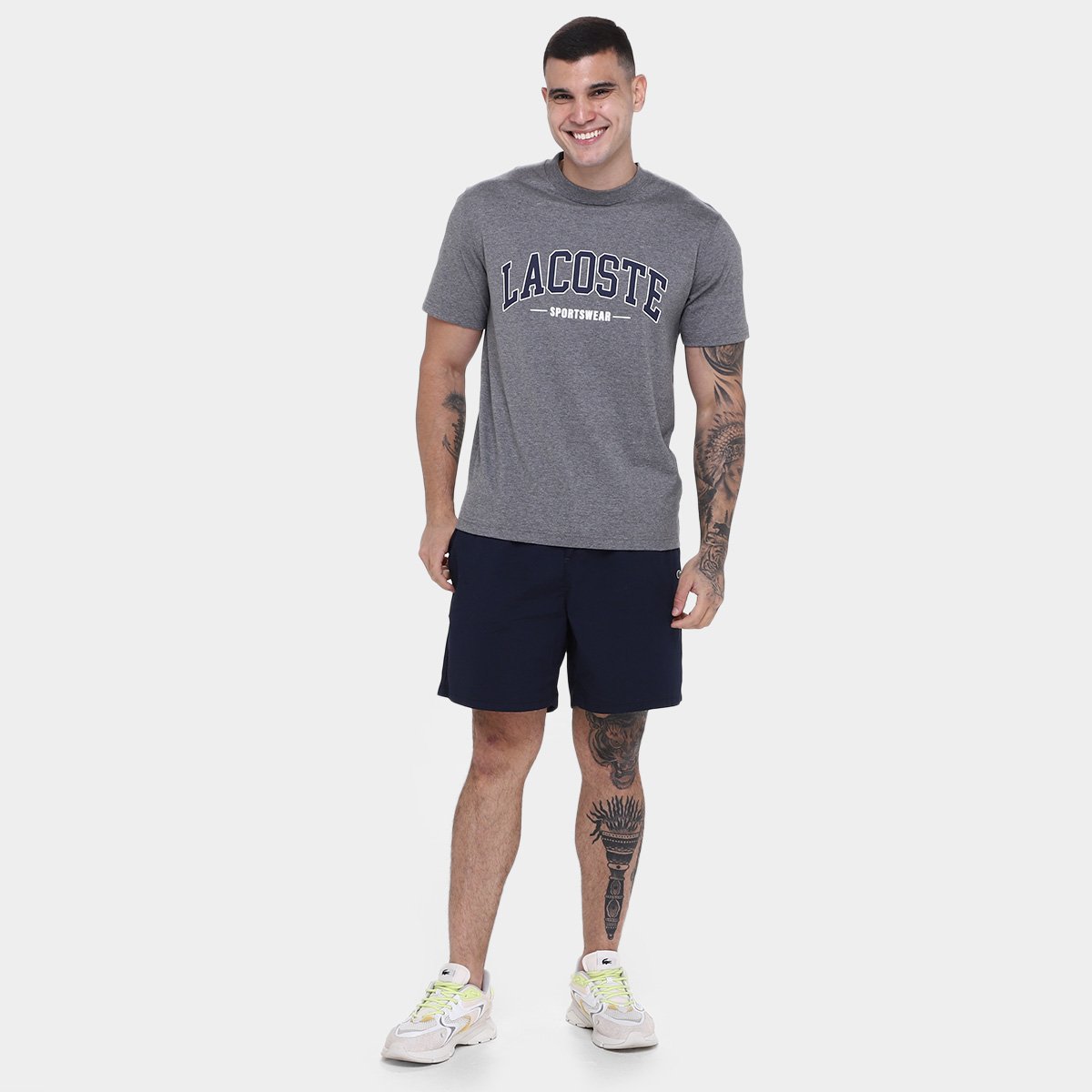 Camiseta Lacoste Masculina - Tam: P - 3