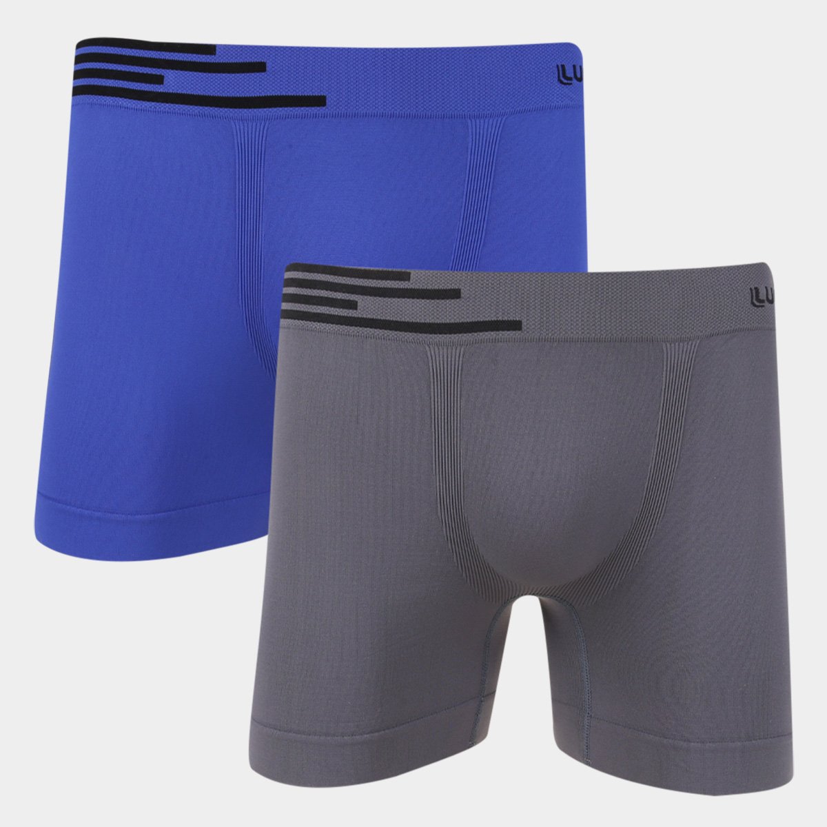 Kit Cueca Boxer Lupo Bas K2 Masculino
