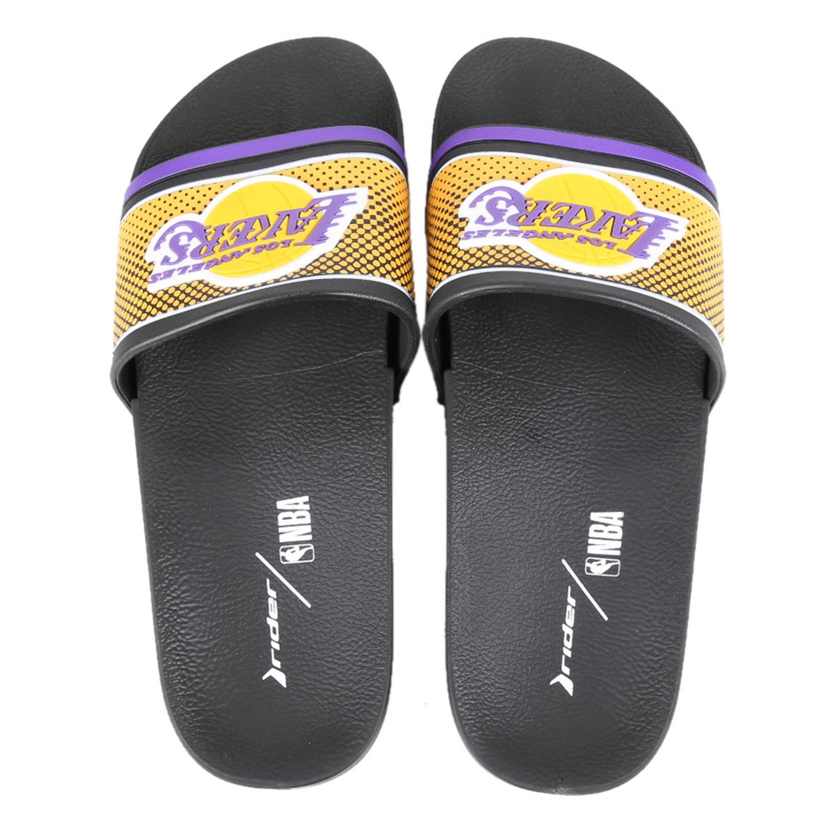Chinelo Slide NBA Los Angeles Lakers Rider Full 86 Masculino