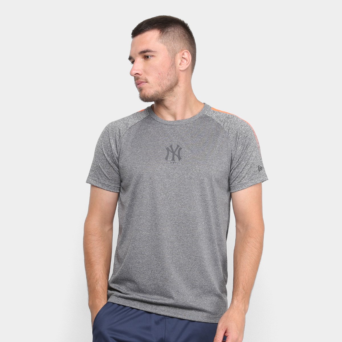 Camiseta MLB New York Yankees New Era Stripes Masculina