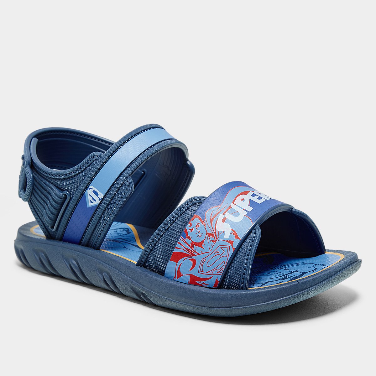 Sandália Infantil Grendene Kids Liga Da Justiça Hero Mochila Menino - Tam: 29/30 - 2
