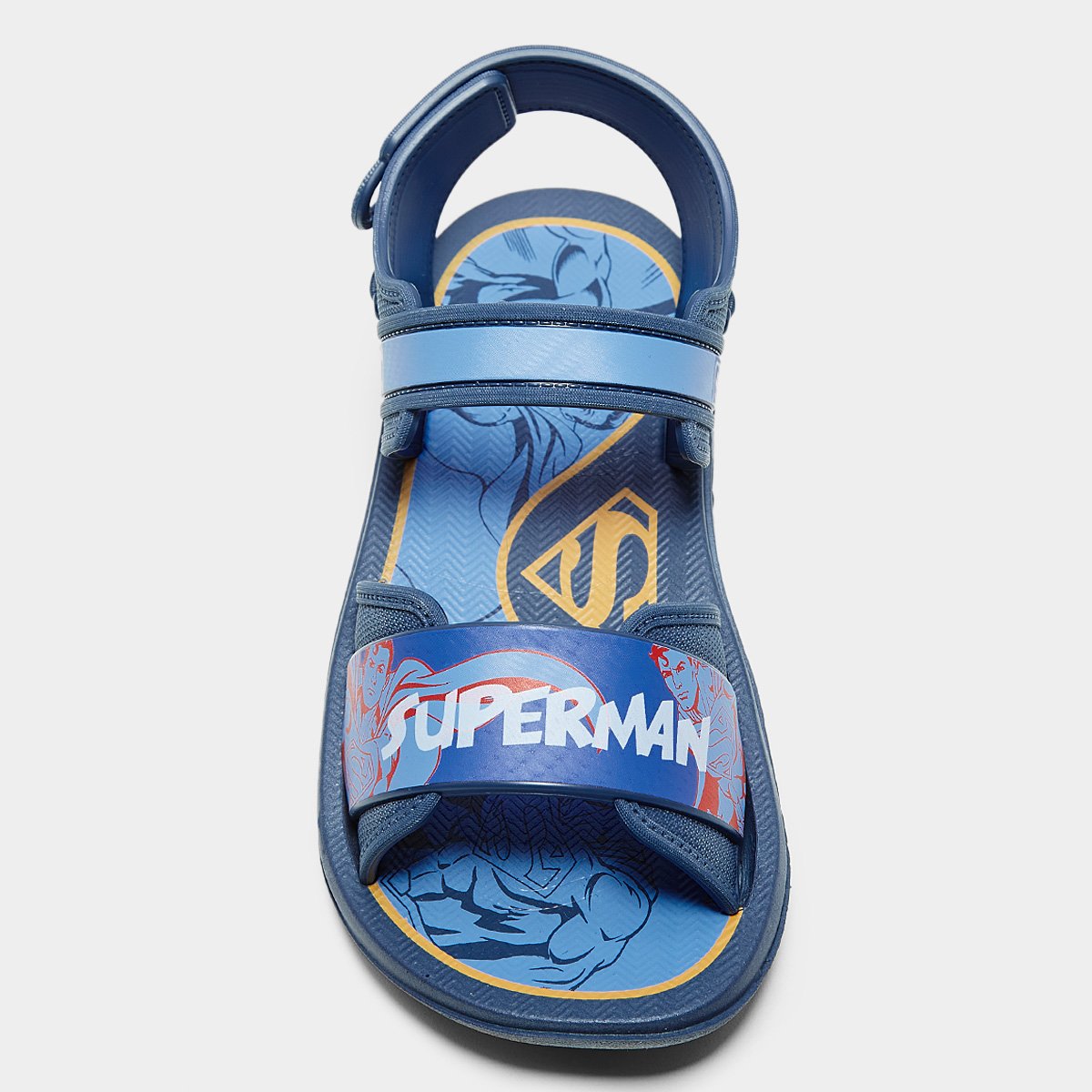 Sandália Infantil Grendene Kids Liga Da Justiça Hero Mochila Menino - Tam: 29/30 - 3