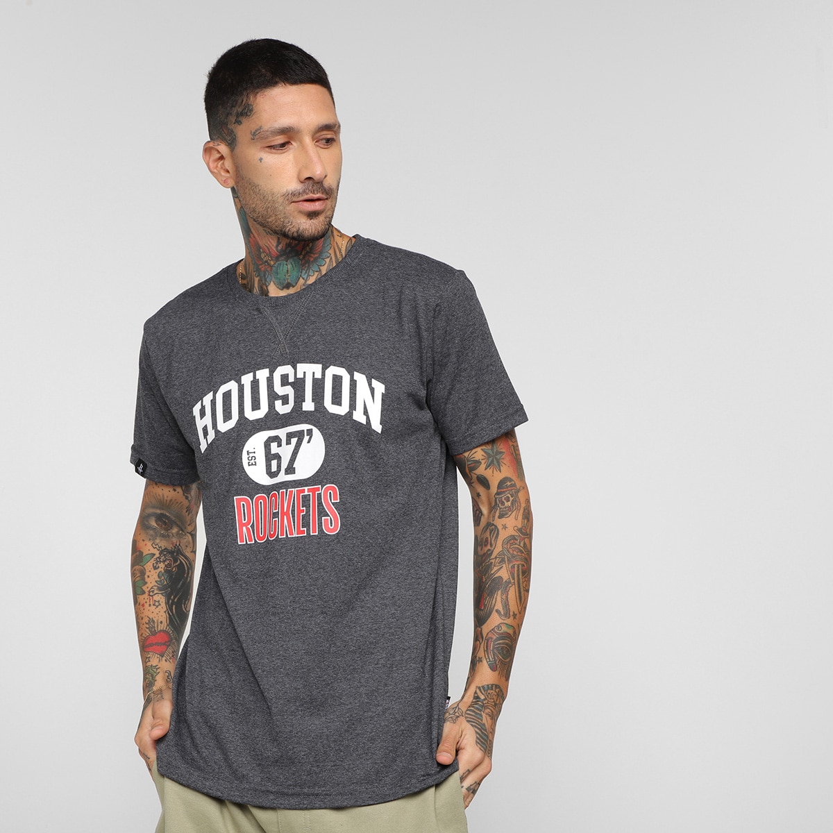 Camiseta NBA Houton Rockets College Team Masculina