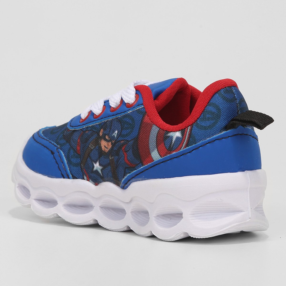 Tênis Infantil  Marvel Capitão América Com Led Menino - Tam: 20 - 4