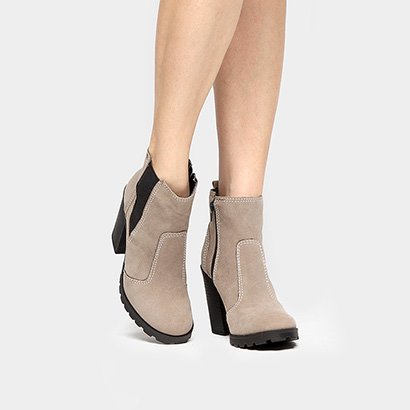 bota cano curto drezzup tratorada feminina