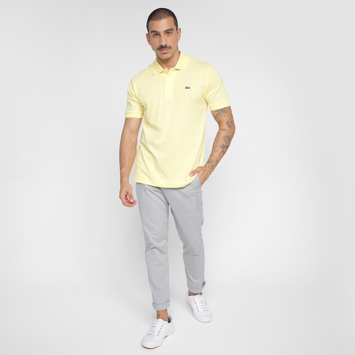 Camisa Polo Lacoste Clássica Masculina - Tam: G - 3