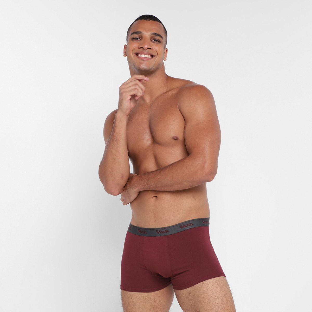 Kit Cueca Boxer Mash Masculina 10 Peças - Tam: GG - 2