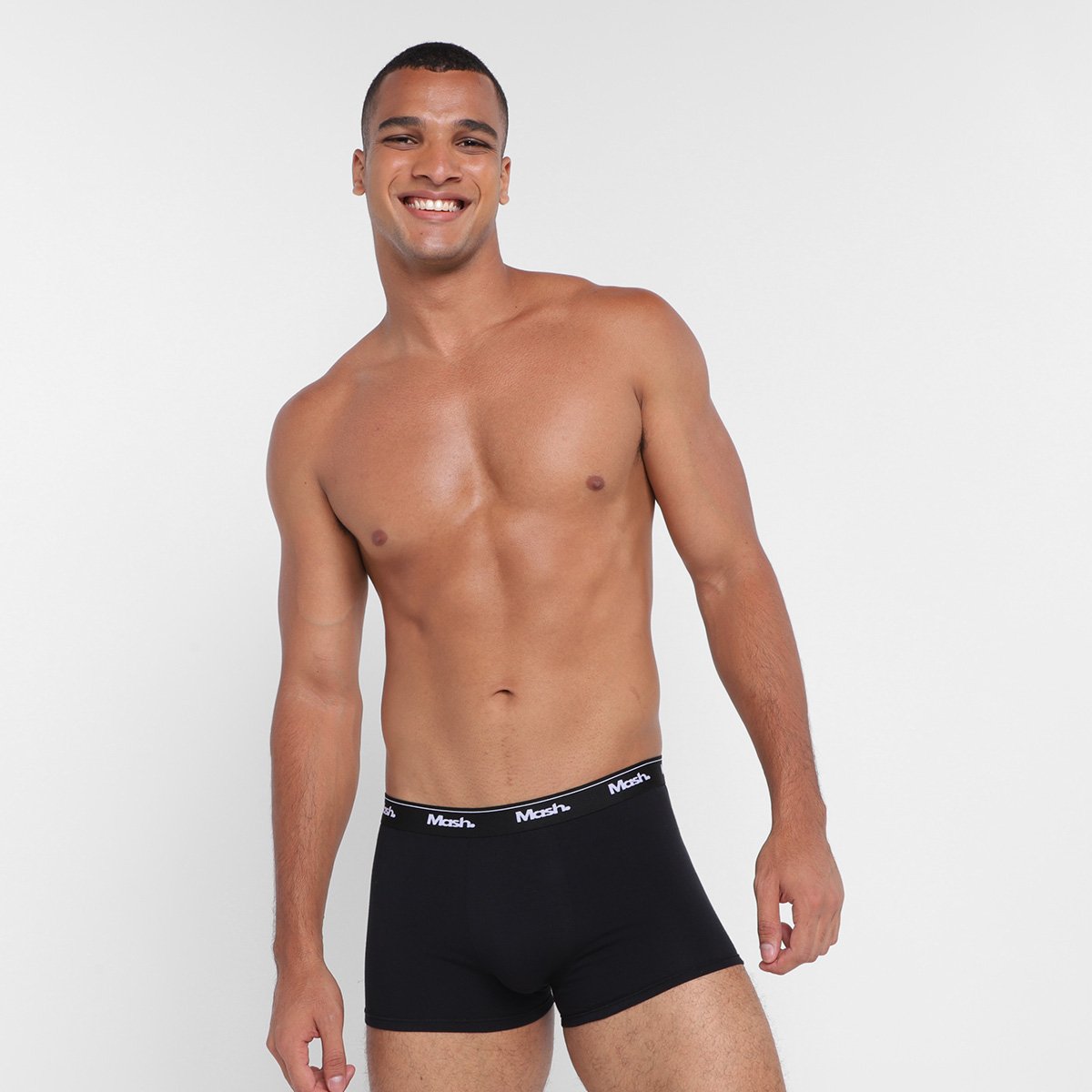 Kit Cueca Boxer Mash Masculina 10 Peças - Tam: GG - 5