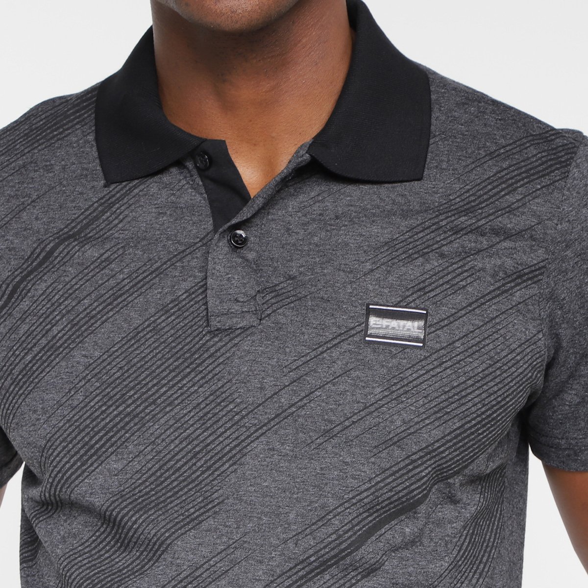Camisa Polo Fatal Estampada Blur Masculina - Tam: P - 2