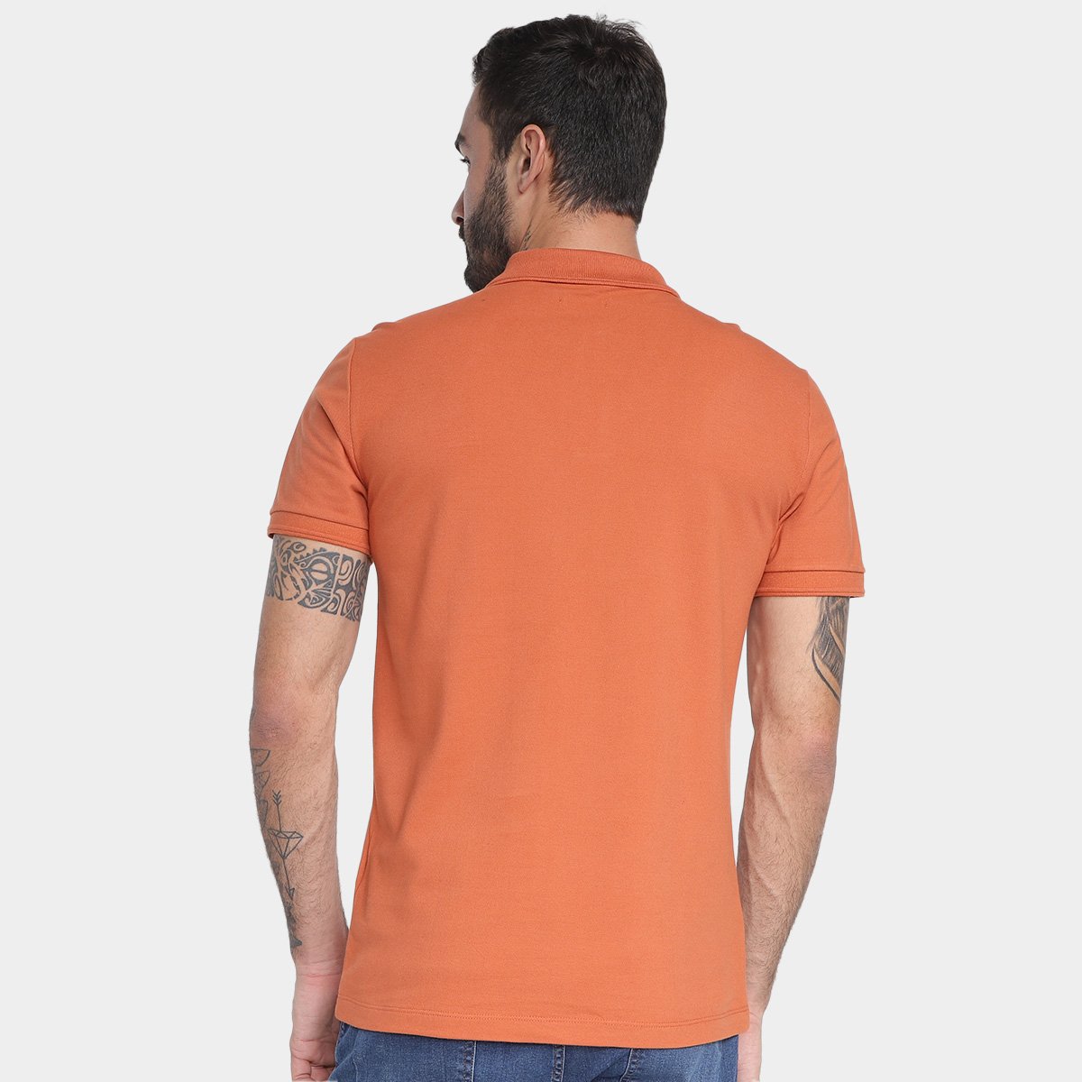 Camisa Polo Calvin Klein Premium Manga Curta Masculina - Tam: M - 1