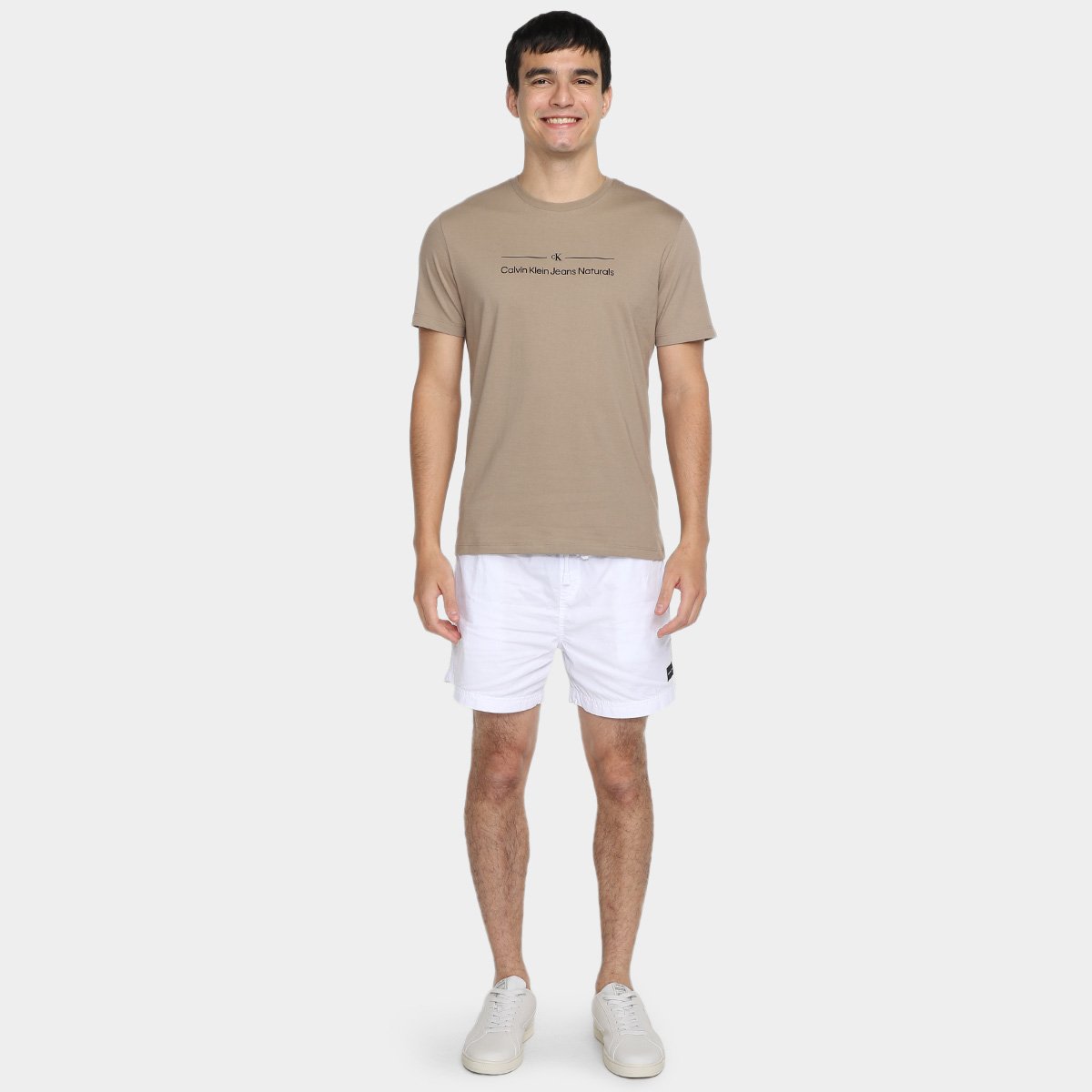 Camiseta Calvin Klein Naturals Masculina - Tam: M - 3