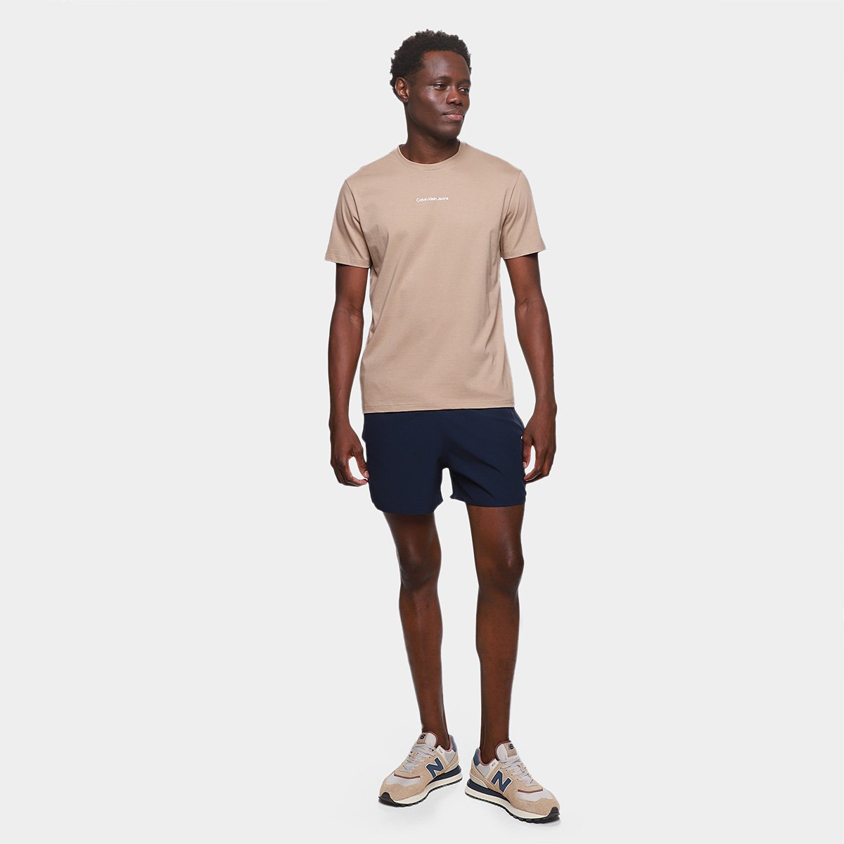 Camiseta Calvin Klein Casual Masculina - Tam: P - 3