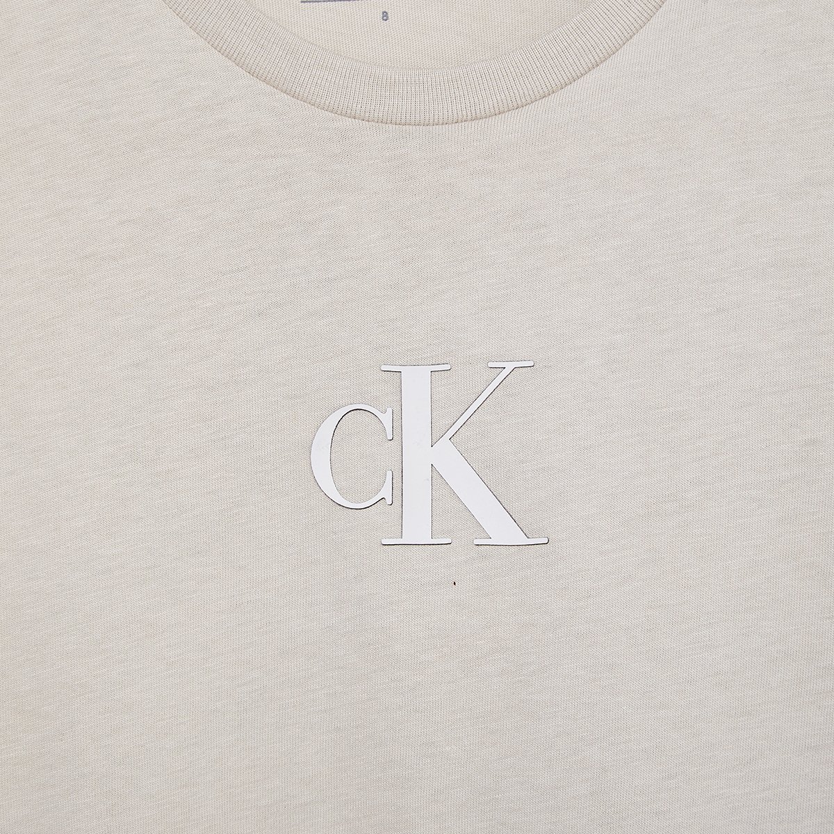 Camiseta Infantil Calvin Klein Rubber Patch I - Tam: 8A - 1