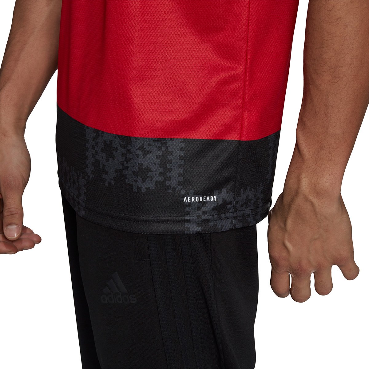 Camisa Flamengo I 21/22 s/n° Torcedor Adidas Masculina - Tam: P - 4