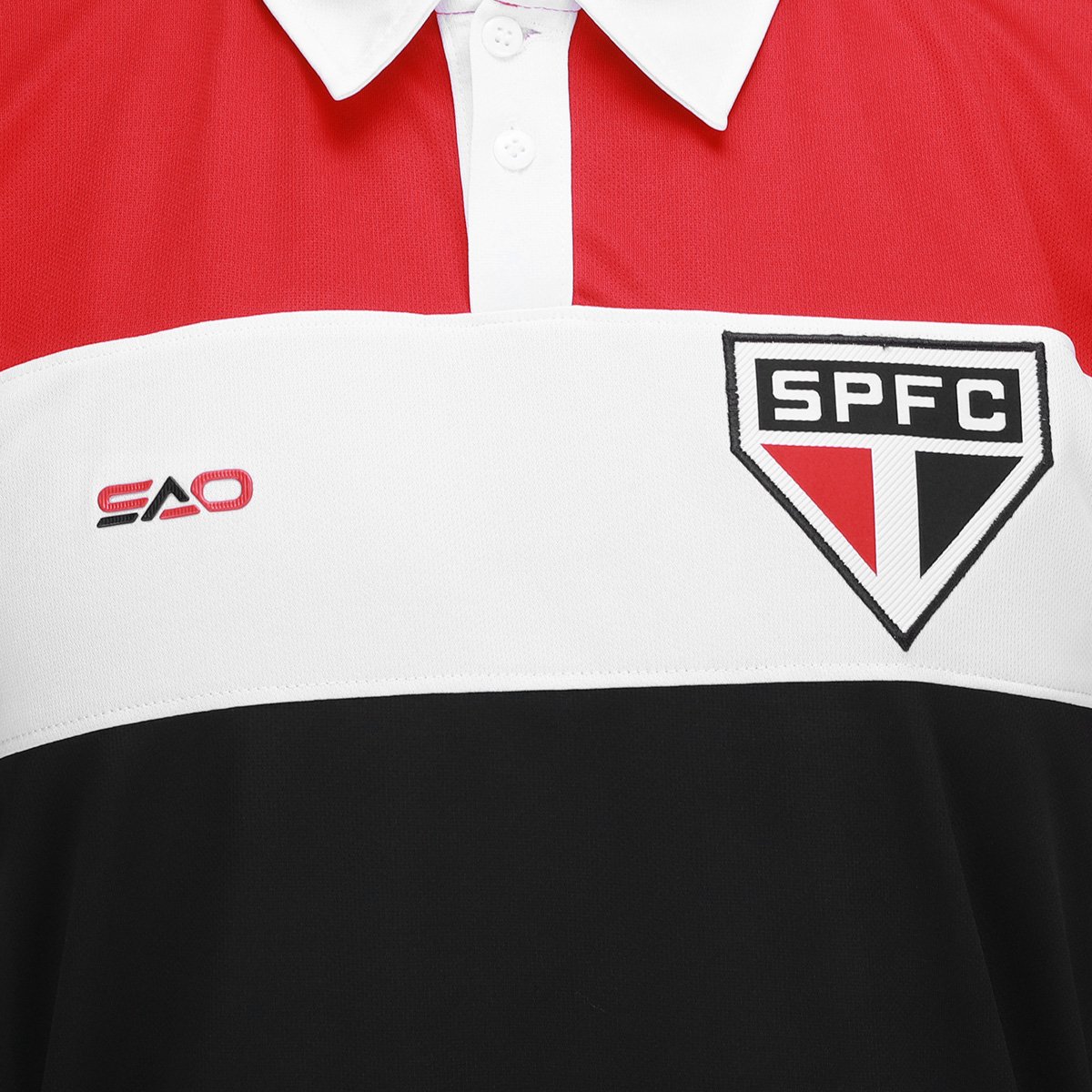 Camisa Polo São Paulo Masculina - Tam: P - 2