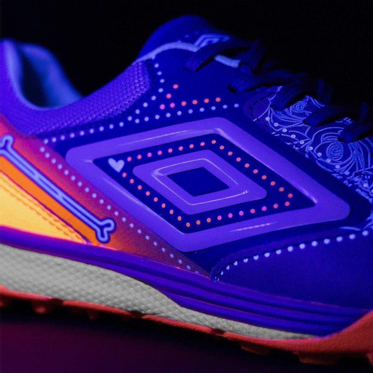 Chuteira Society Umbro Adamant Master Class Pro Bu Dia  de Los Muertos Unissex - Tam: 44 - 5