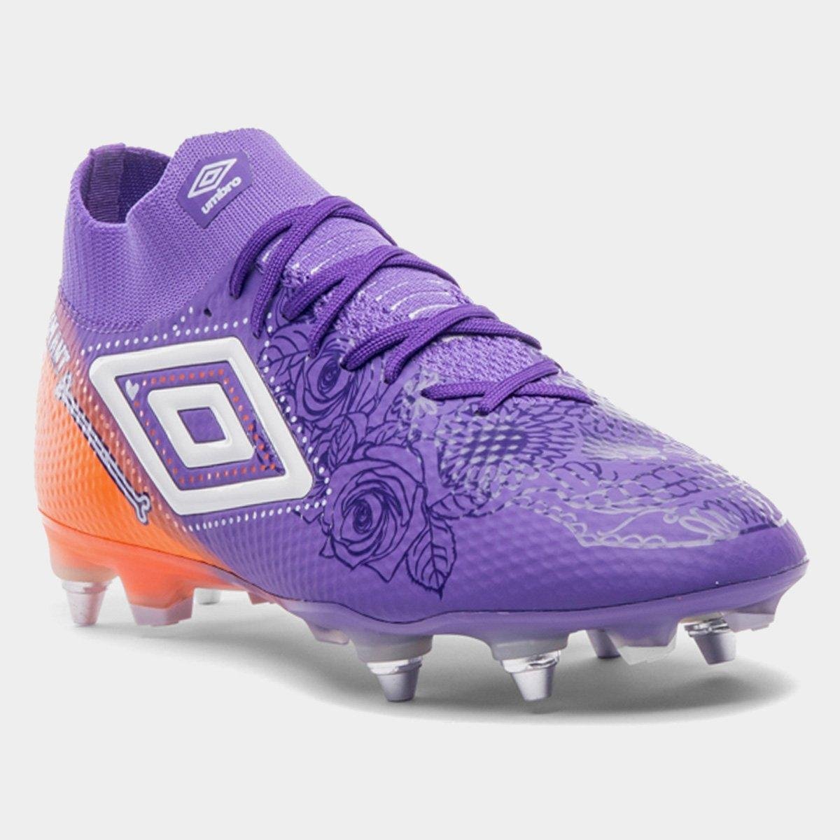 Chuteira Campo Umbro Adamant Top Speed Pro Sg Dia De Los Muertos Unissex - Tam: 41 - 1