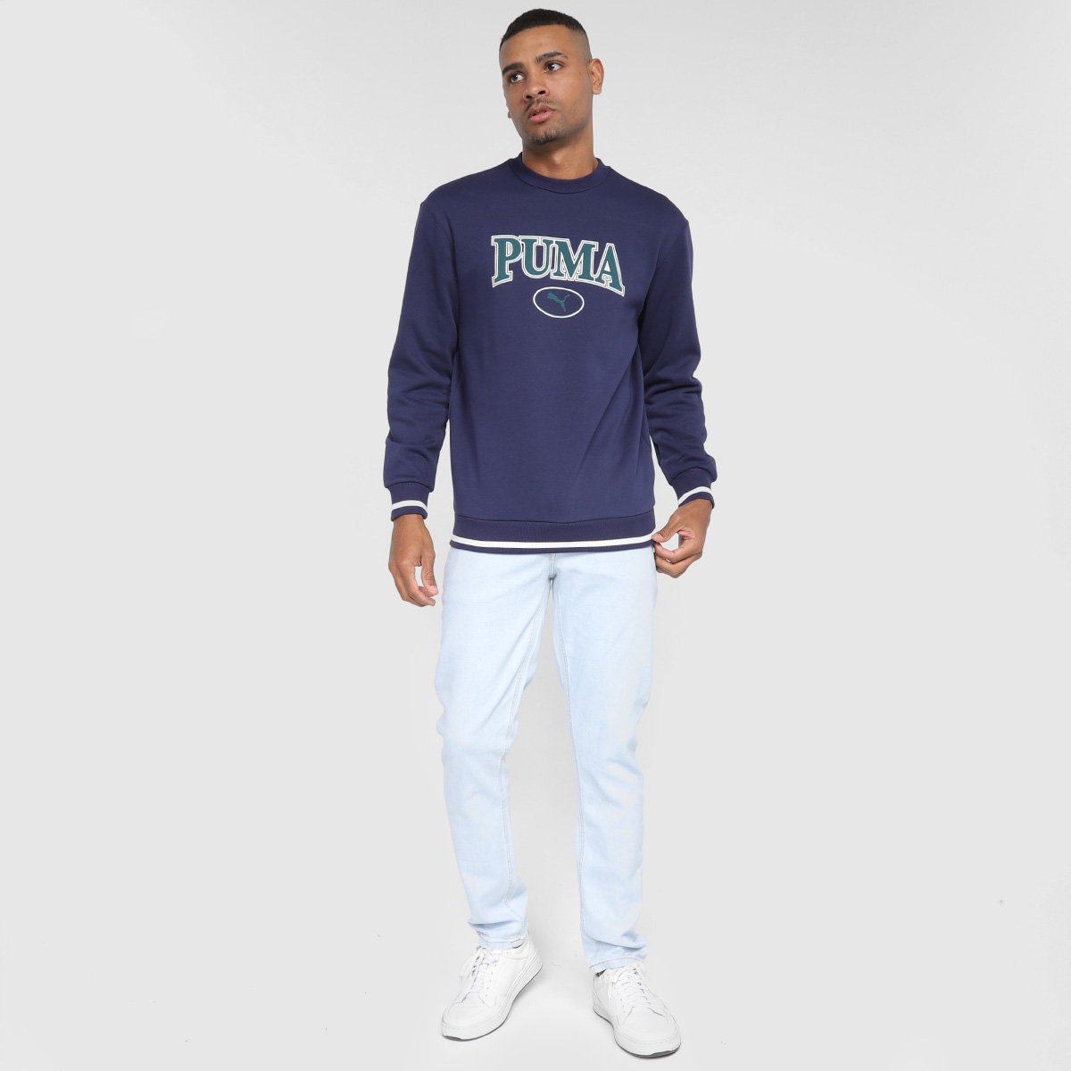 Moletom Puma Squad Crew Masculino - Tam: GG - 3