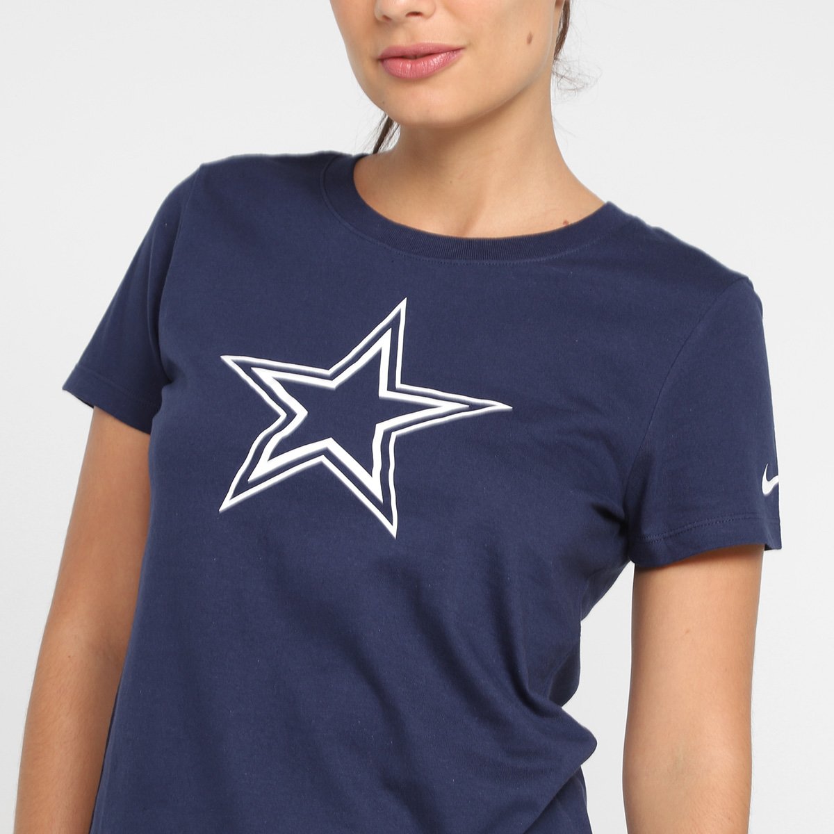 Camiseta NFL Nike Dallas Cowboys Logo Feminina - Tam: P - 2