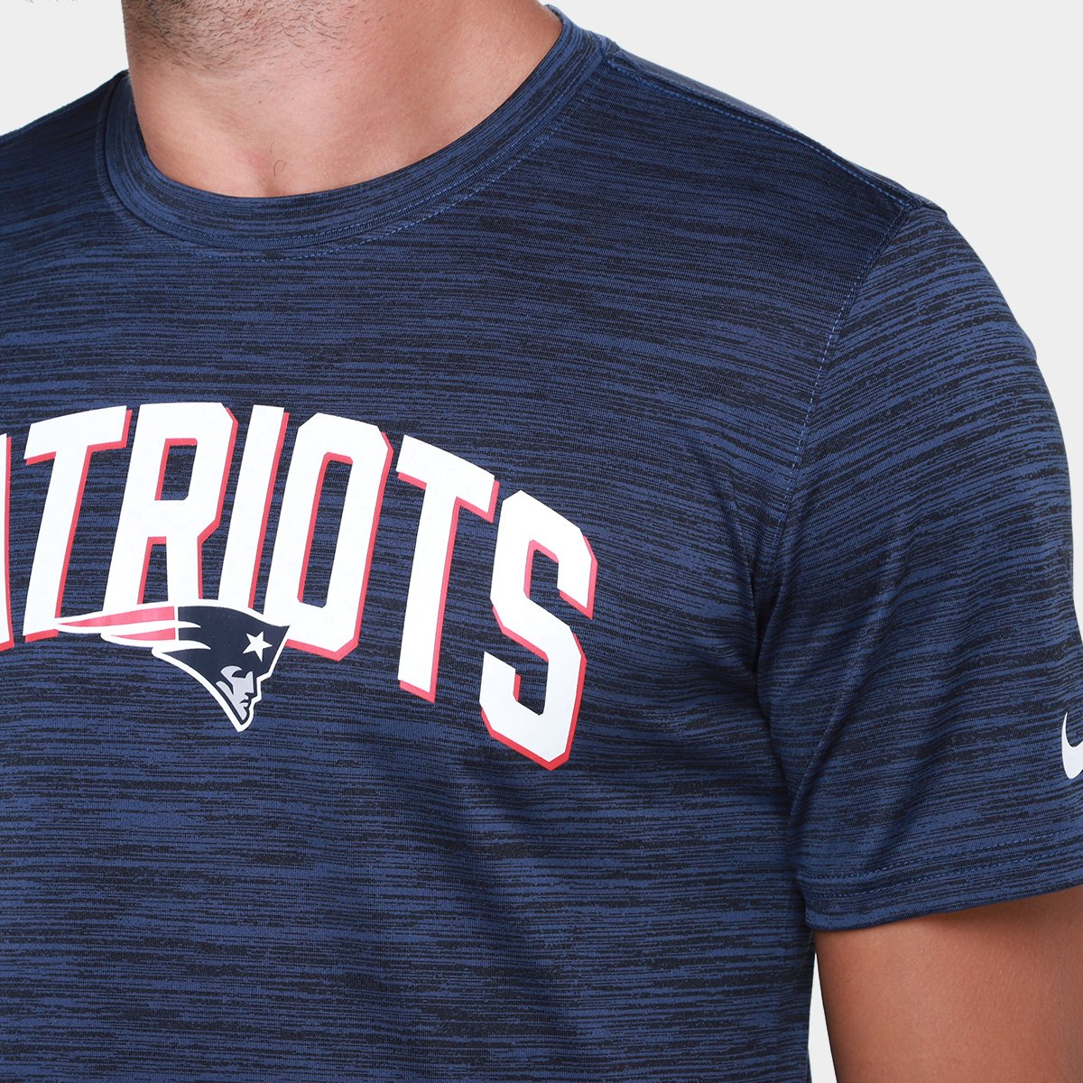 Camiseta NFL New England Patriots Nike Drop 2 Dri-fit Team Velocity Masculina - Tam: P - 2