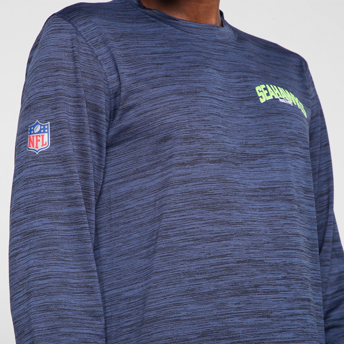 Camiseta NFL Seattle Seahawks Nike Manga Longa Masculina - Tam: P - 2