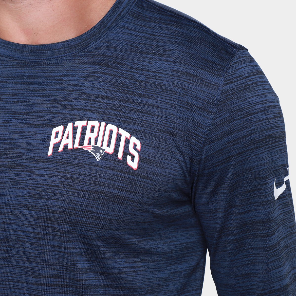 Camiseta Nike New England Patriots Drop 2 Dri-FIT Team Velocity Masculina - Tam: M - 2