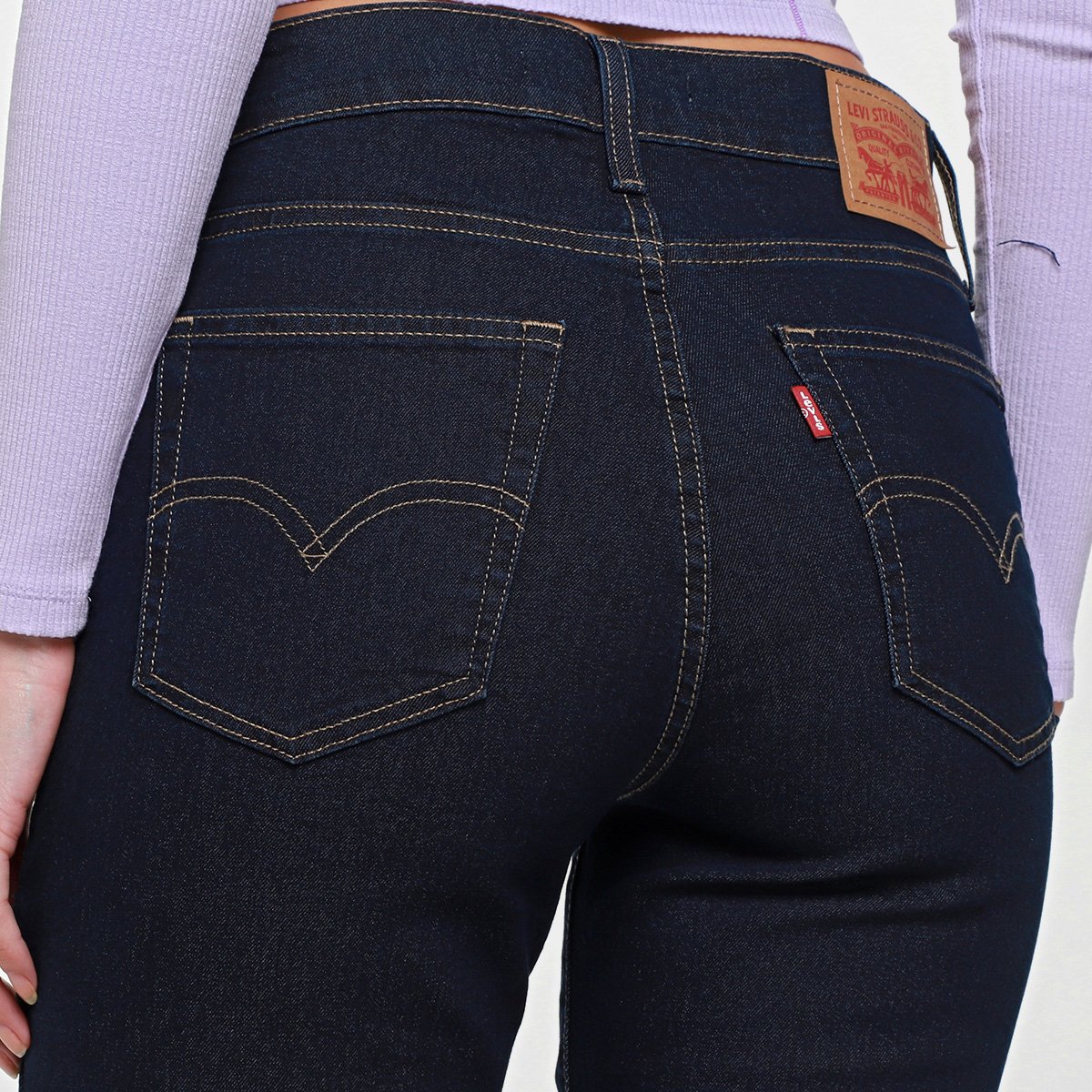 Calça Levis 724 High Rise Straight Feminina - Tam: 42 - 3