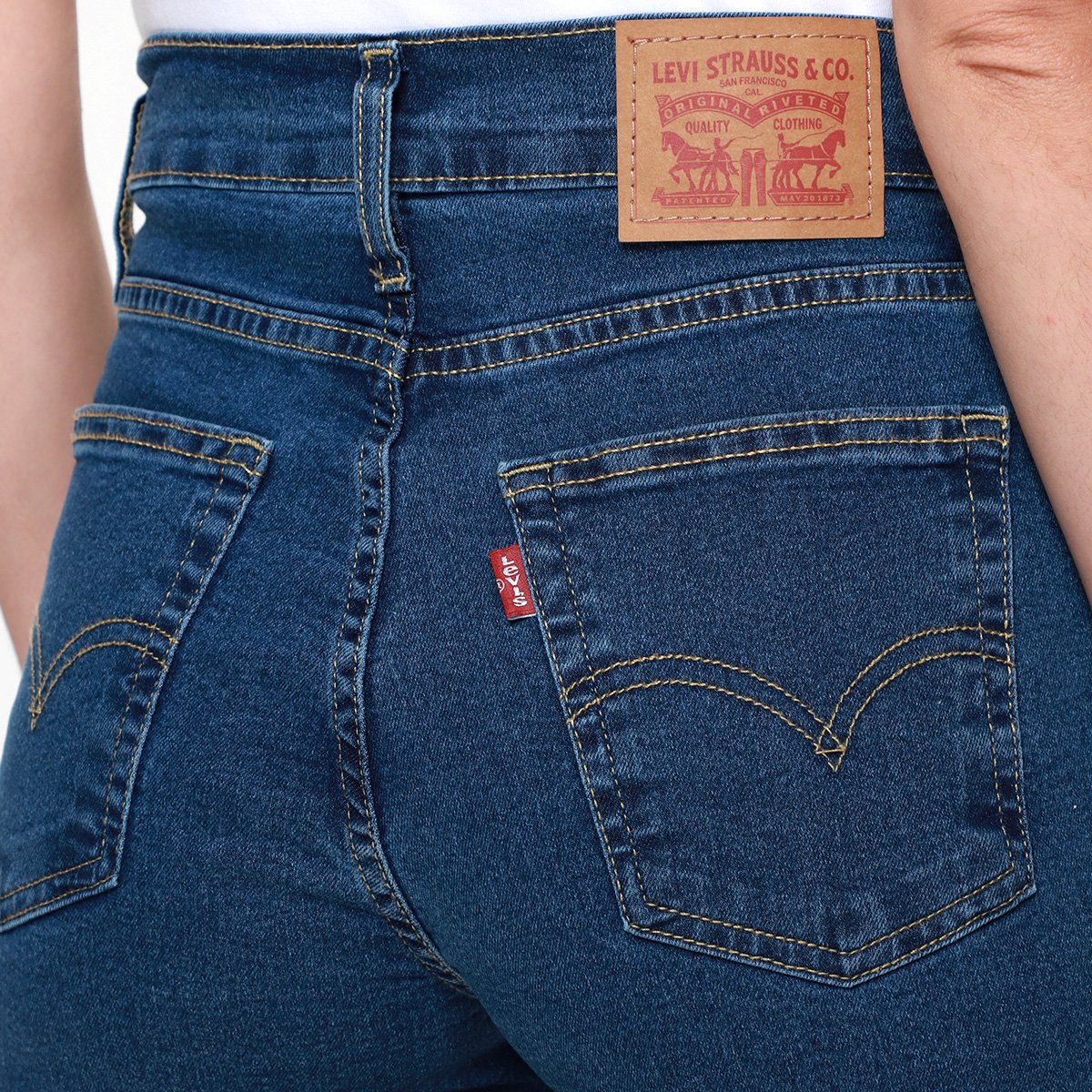 Calça Levis 724 High Rise Straight Feminina - Tam: 46 - 3