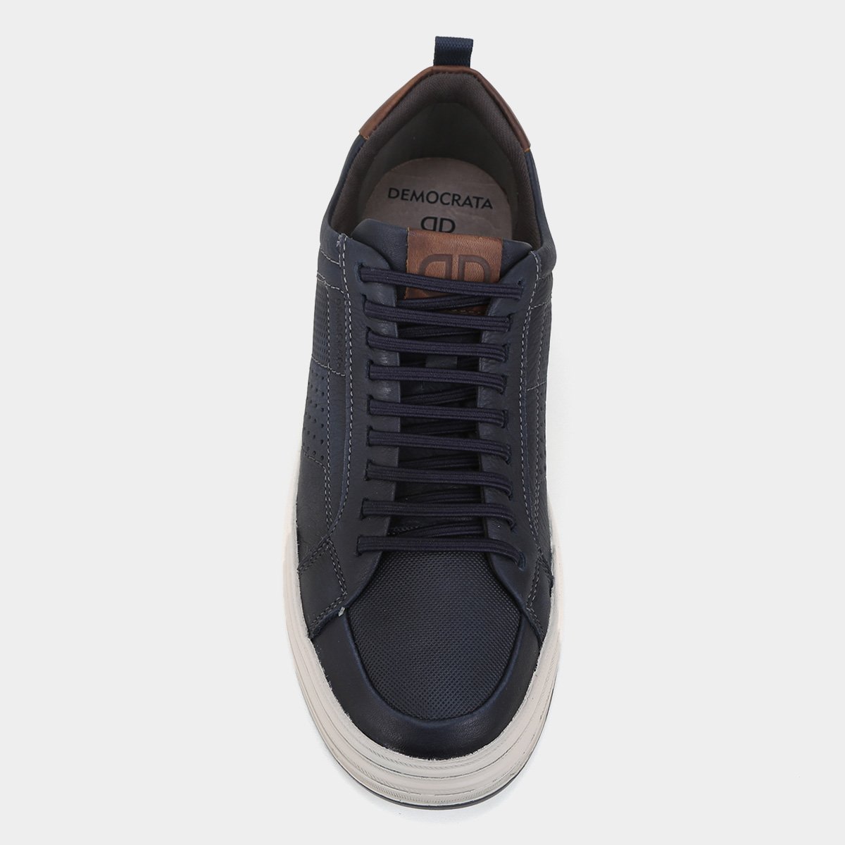 Tênis Couro Democrata Denim Mike Masculino - Tam: 43 - 3