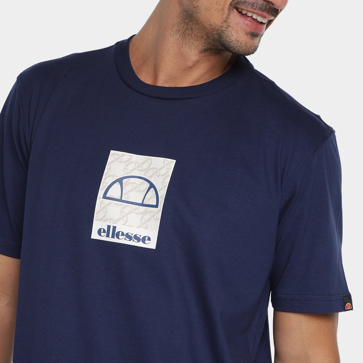 Camiseta Ellesse Estampada Logo Masculina - Tam: P - 2
