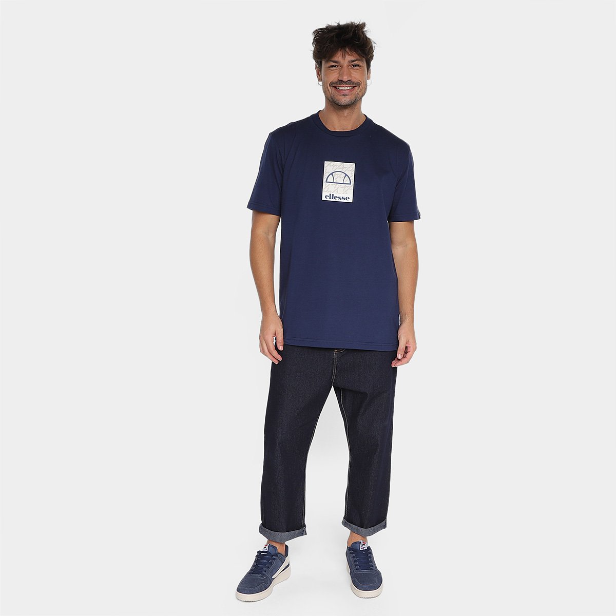 Camiseta Ellesse Estampada Logo Masculina - Tam: P - 3