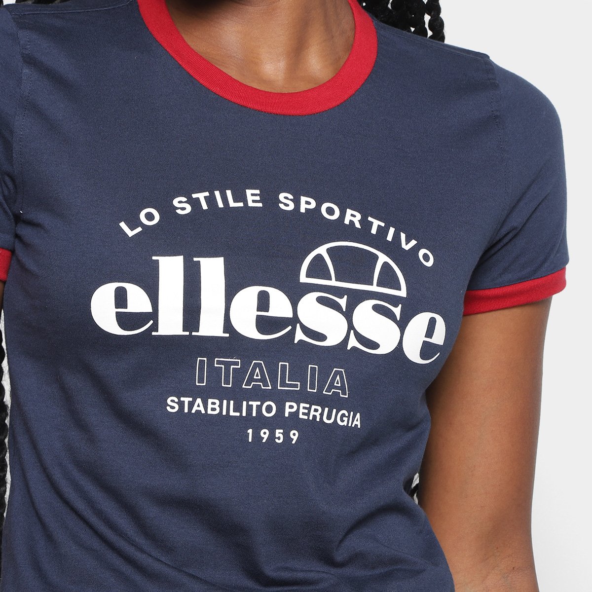 Camiseta Ellesse Casual Manga Curta Feminina - Tam: GG - 2