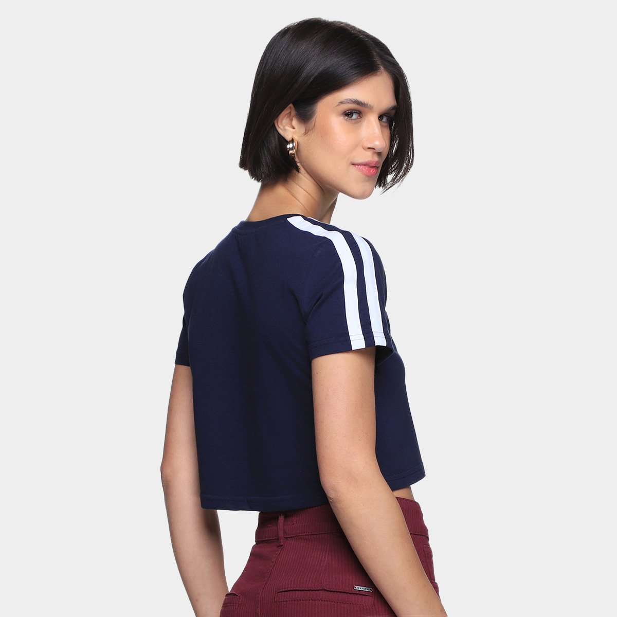 Camiseta Cropped Ellesse Manga Curta Feminina - Tam: M - 1