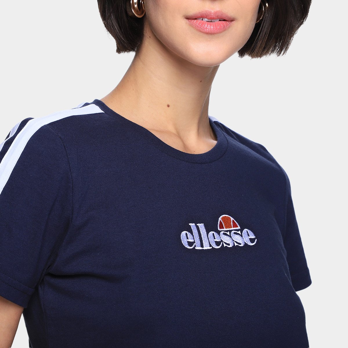 Camiseta Cropped Ellesse Manga Curta Feminina - Tam: M - 2