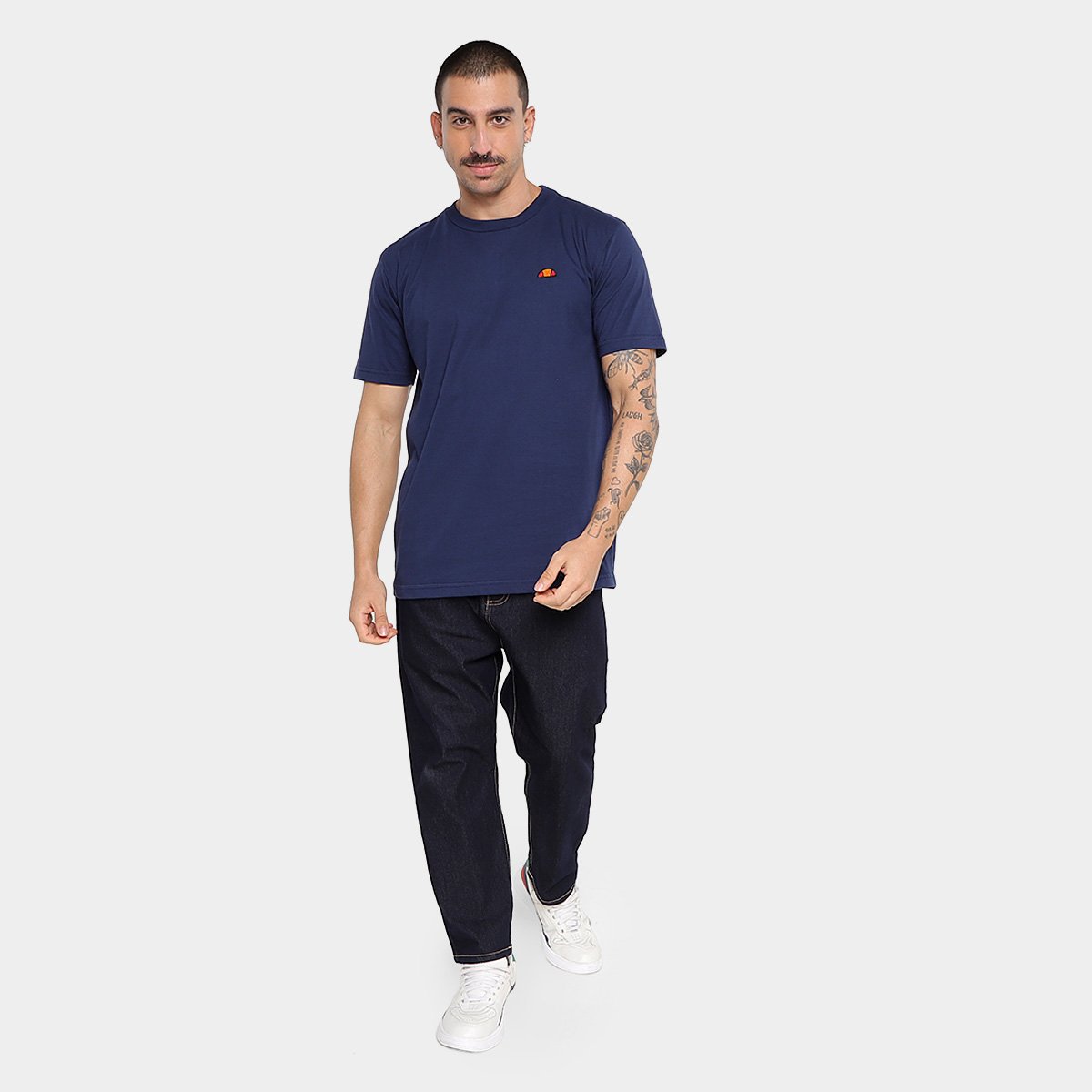 Camiseta Ellesse Estampada Cubo Masculina - Tam: P - 3