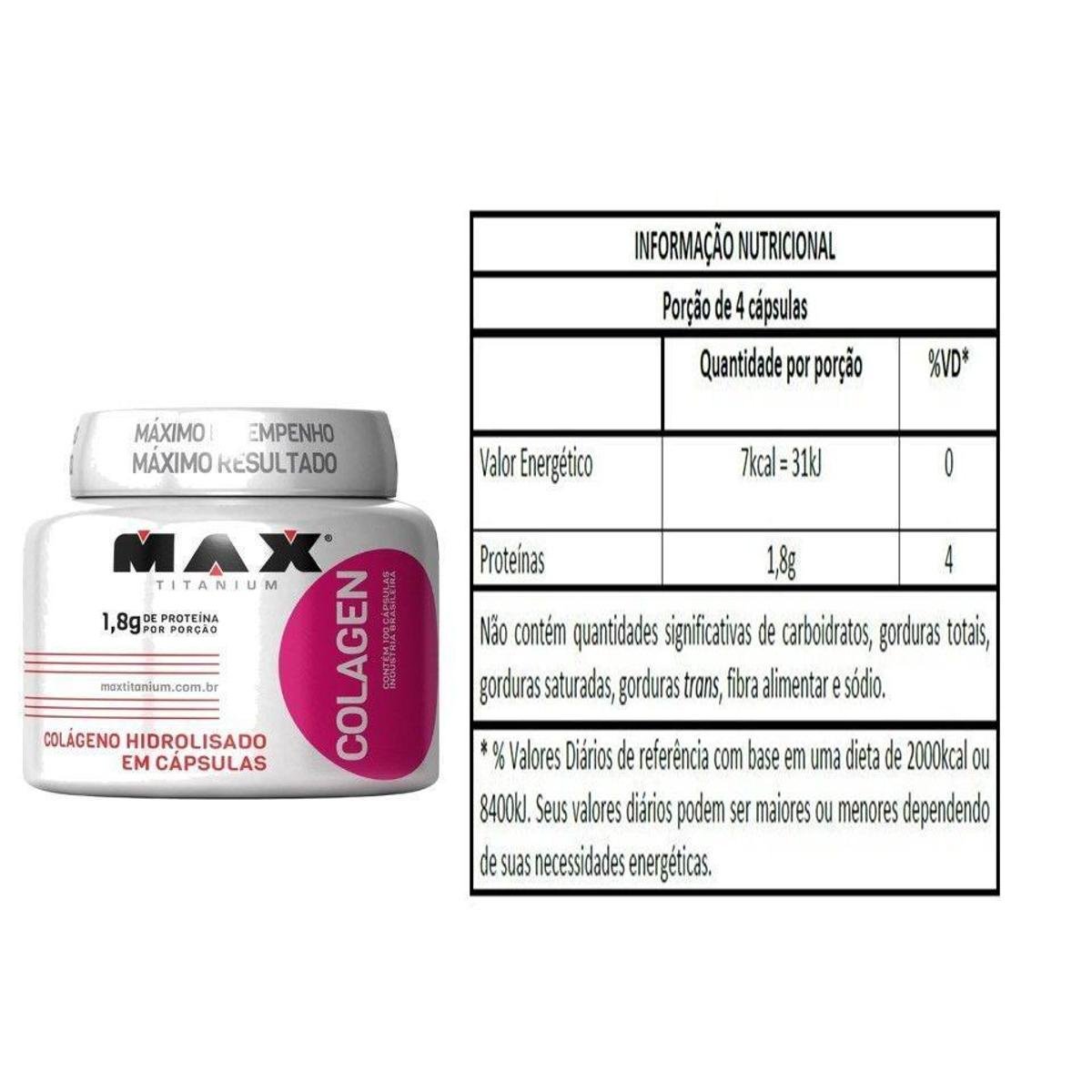 colageno max titanium netshoes