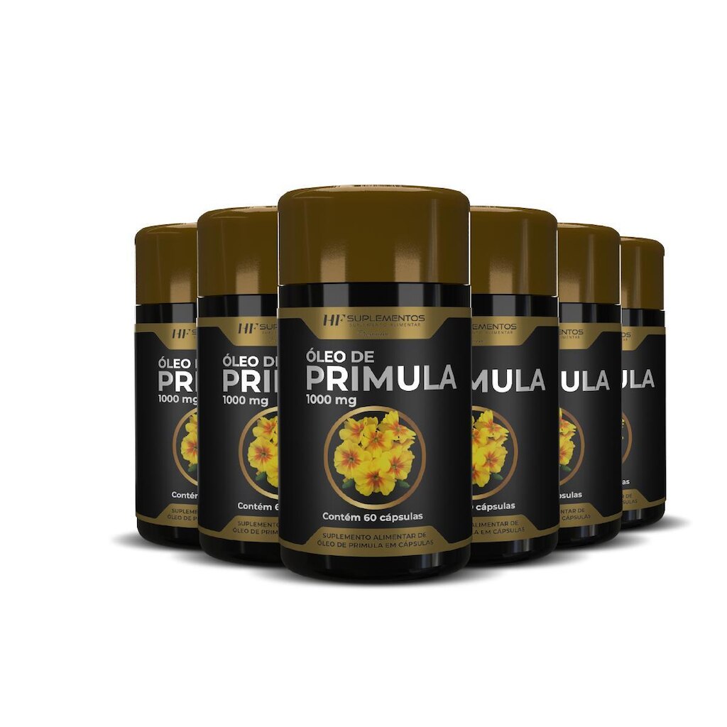 6X ÓLEO DE PRIMULA 1000MG PREMIUM 60CAPS
