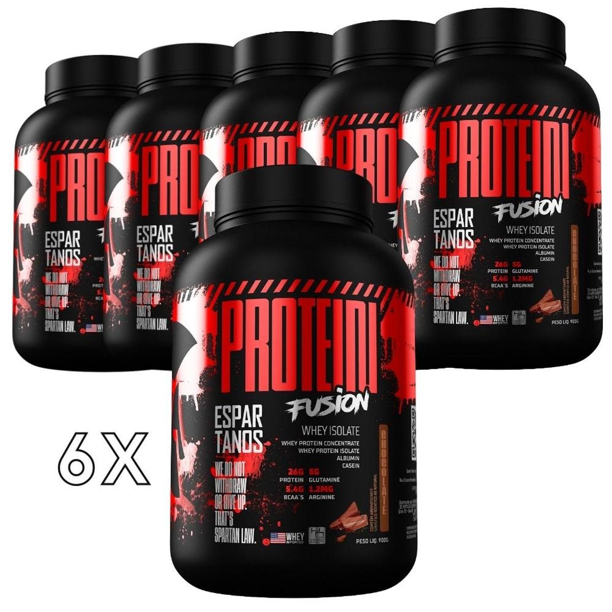 6x Protein Fusion Whey Isolate 900g - Kit Atacado Cx Fechada é ruim? 6x Protein Fusion Whey Isolate 900g - Kit Atacado Cx Fechada é boa?