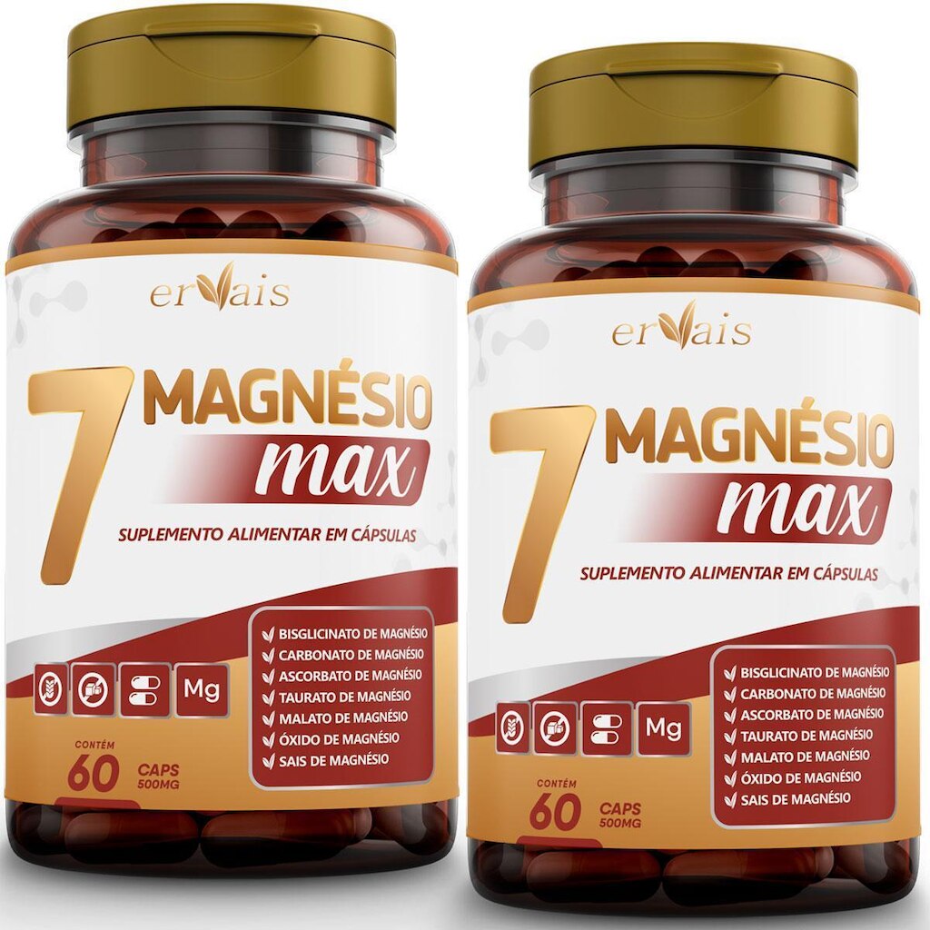 7 Magnésio Max - 2 Frascos