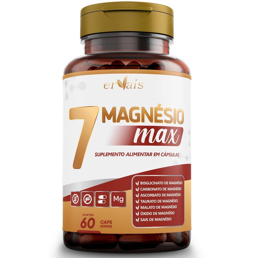 7 Magnésio Max - 60 cápsulas