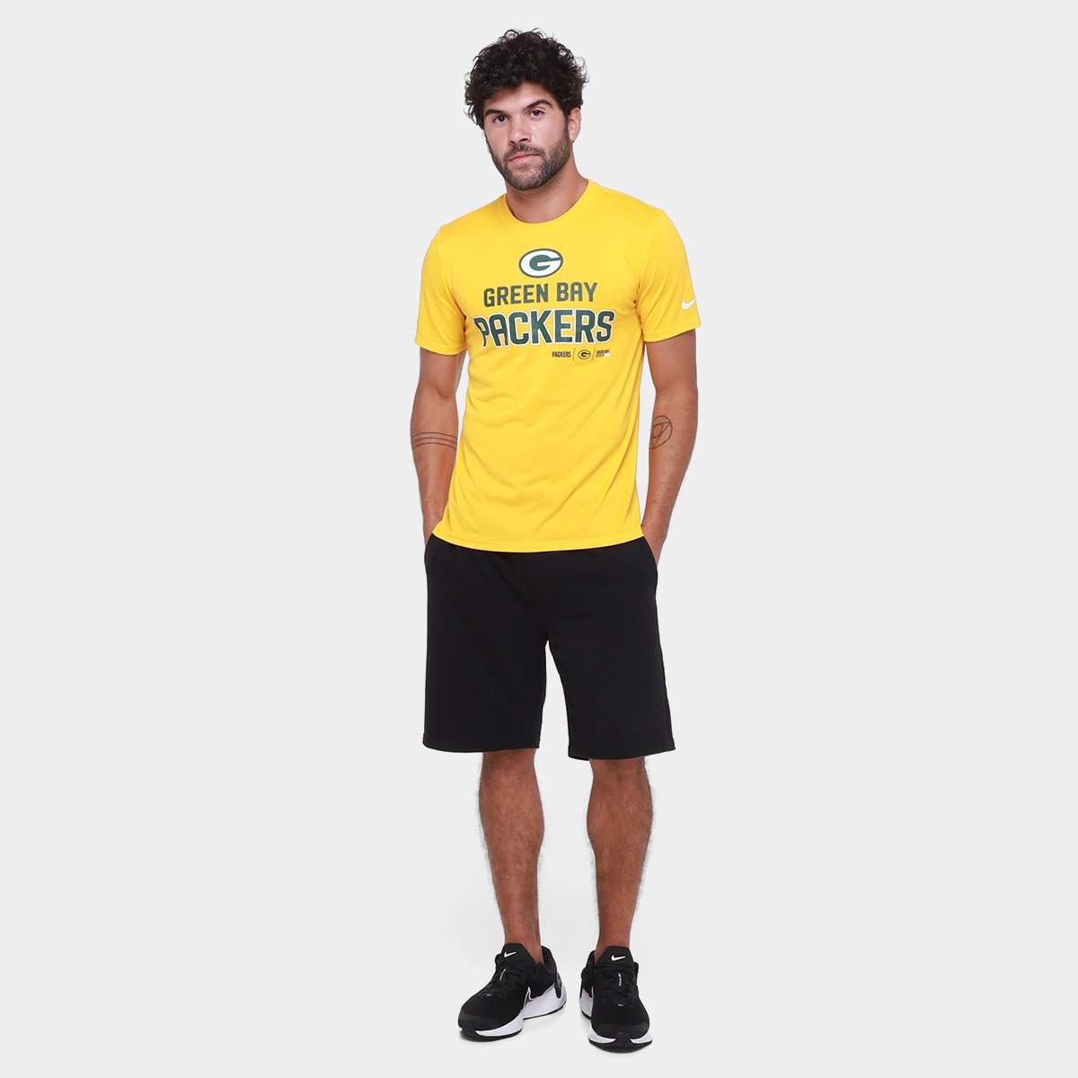 Camiseta NFL Green Bay Packers Nike Legend Community Masculina - Tam: M - 3