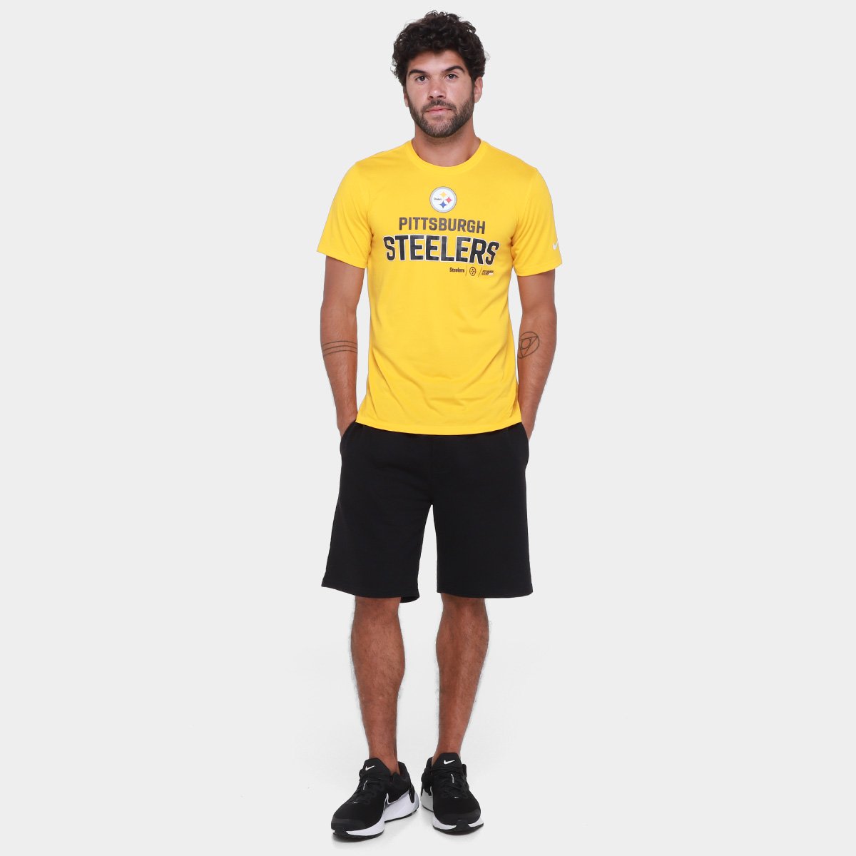 Camiseta NFL Pittsburgh Steelers Nike Legend Community Masculina - Tam: M - 3