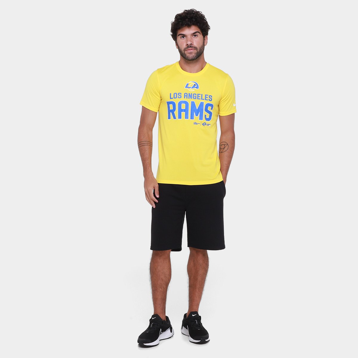 Camiseta Nike Los Angeles Rams Legend Community Masculina - Tam: M - 3