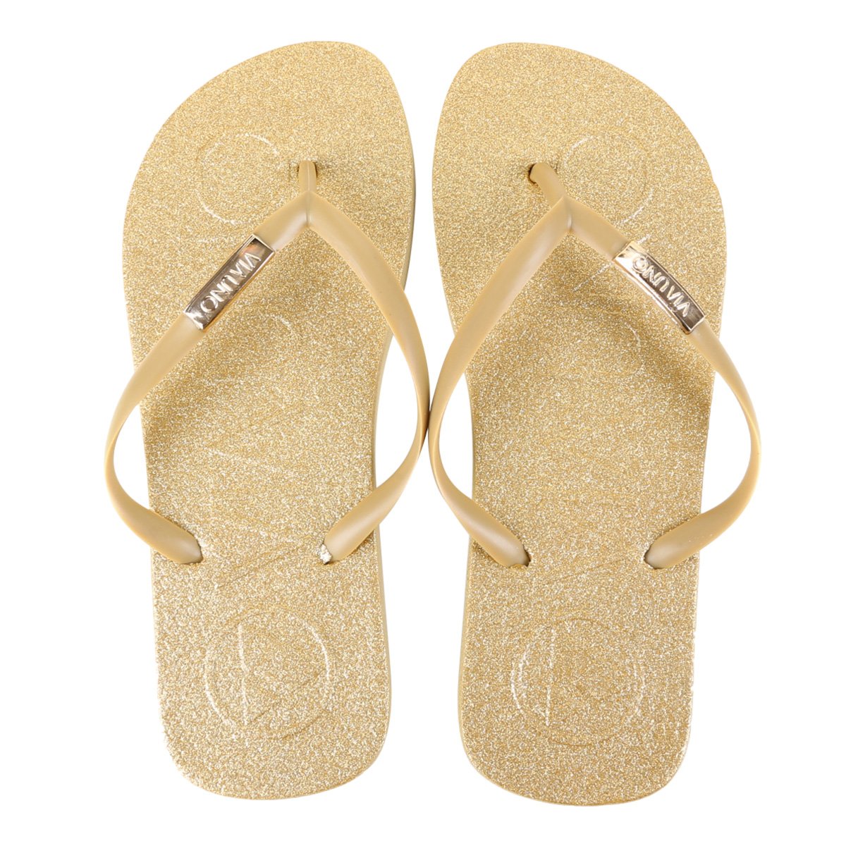Chinelo Via Uno Básico Glitter Feminino