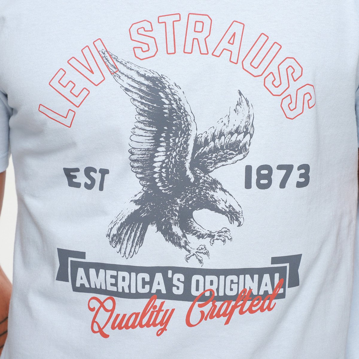 Camiseta Levis Graphic set-in Neck Masculina - Tam: M - 2