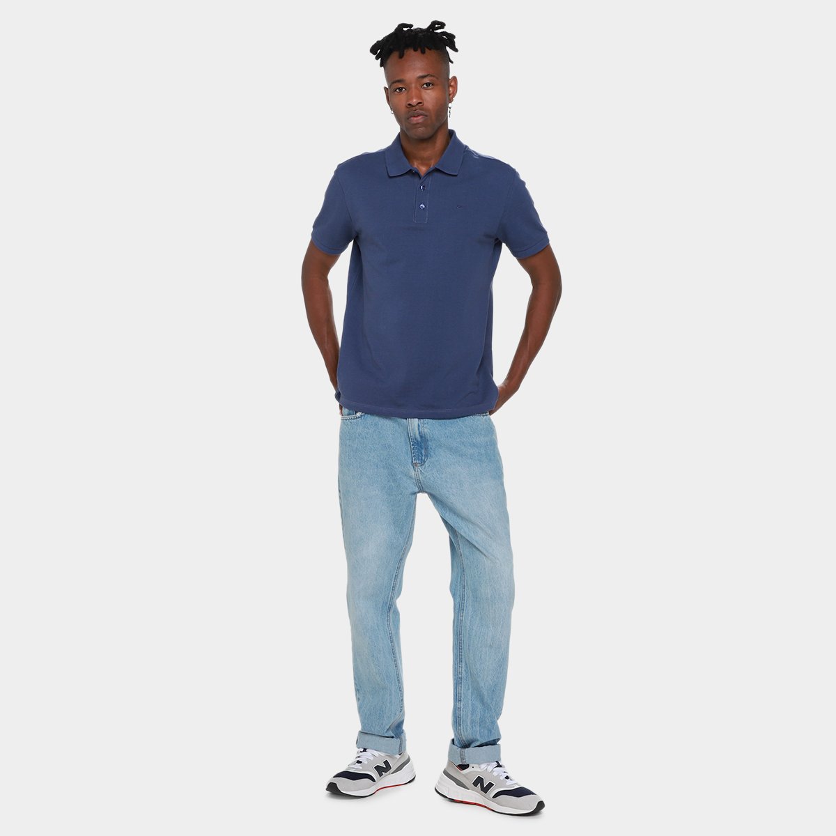 Camisa Polo Ellus Piquet Melange Easa Classic Masculina - Tam: P - 3