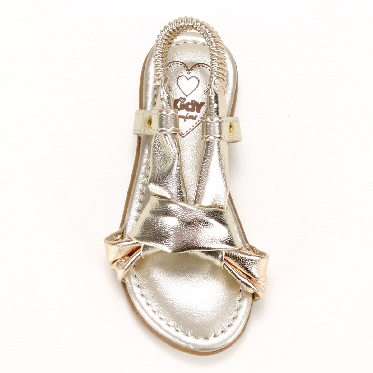 Sandália Infantil Kidy Amar e Comfort Glitter Feminina - Tam: 22 - 3