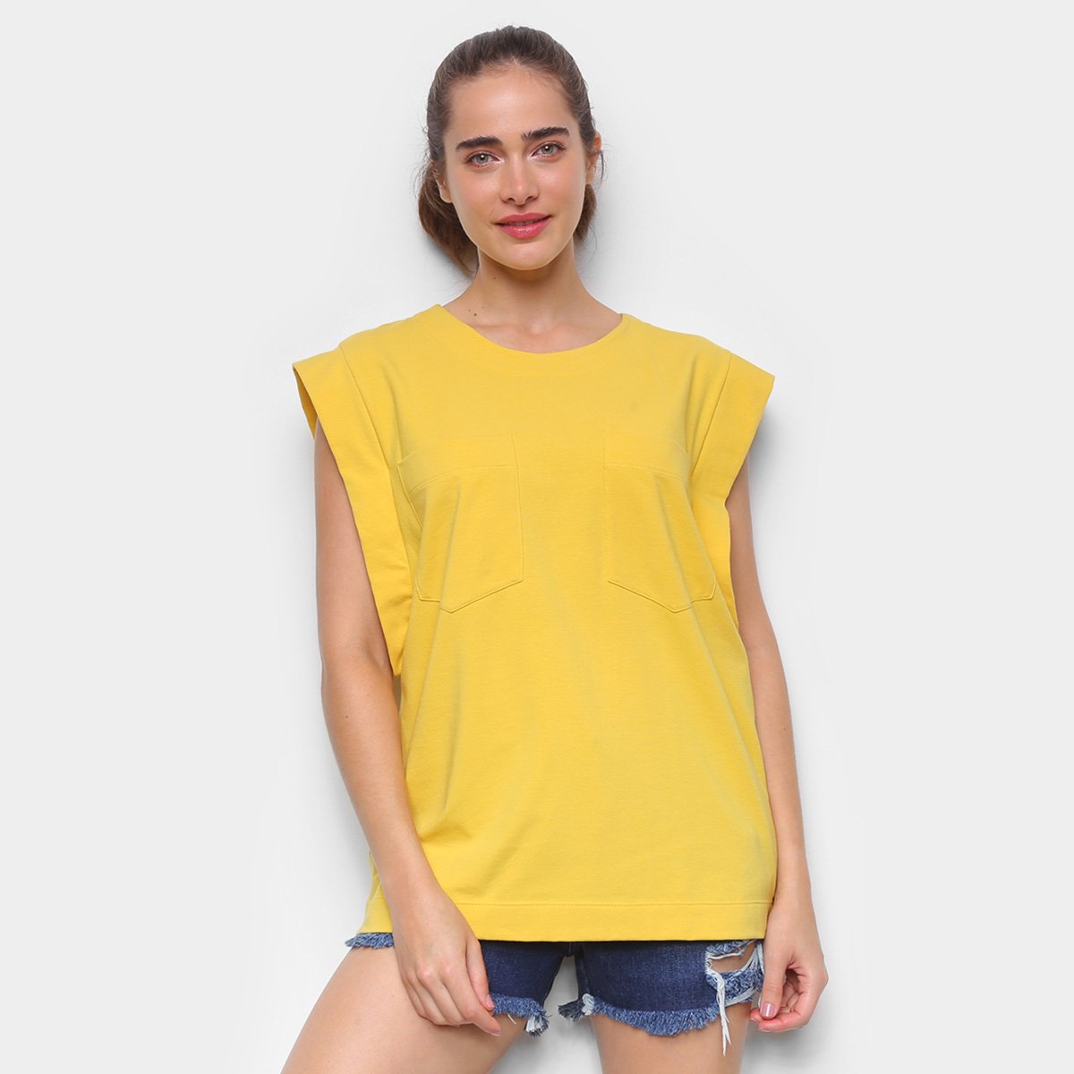 Blusa Colcci Lisa C/ Bolso Feminina