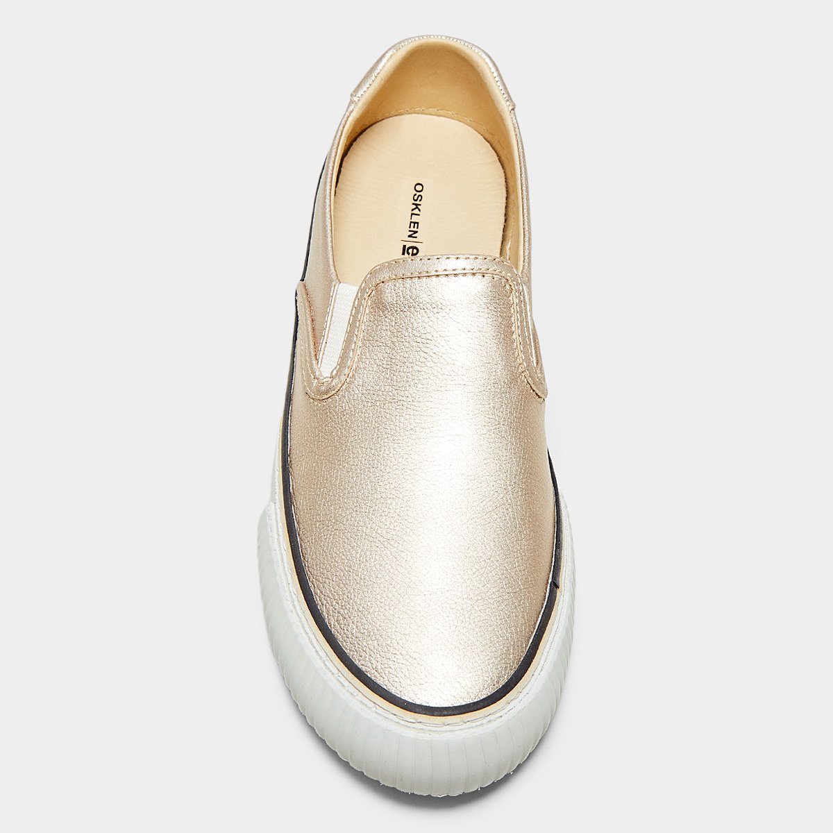 Slip On Couro Osklen Canvas Feminino - Tam: 34 - 2
